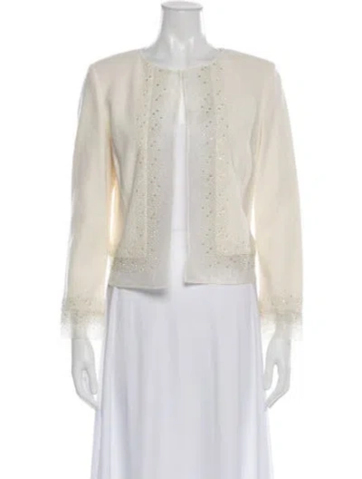 Pre-owned St John Jacket In White