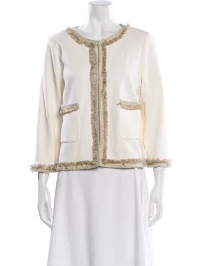 Pre-owned St John Jacket In White
