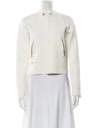 Pre-owned St John Jacket In White