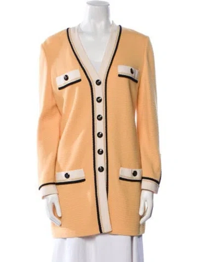 Pre-owned St John Jacket In Yellow