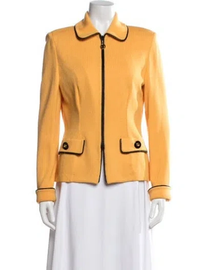 Pre-owned St John Jacket In Yellow