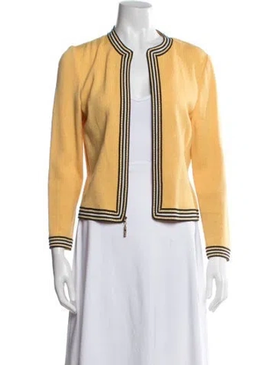 Pre-owned St John Jacket In Yellow