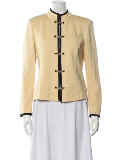 Pre-owned St John Jacket In Yellow