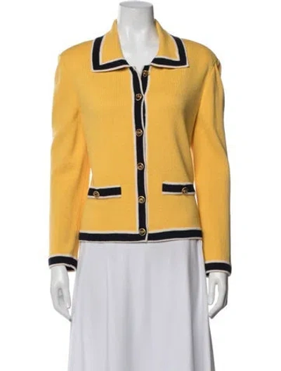 Pre-owned St John Jacket In Yellow