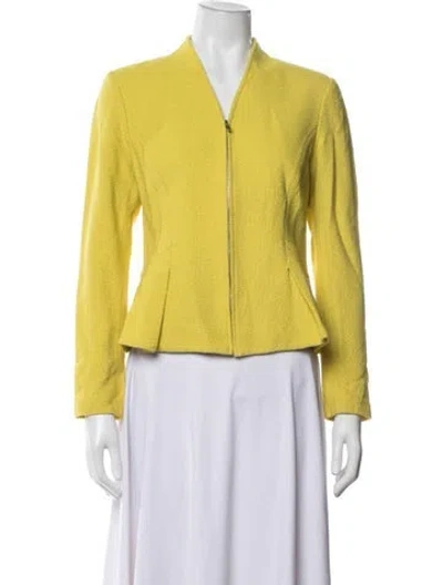 Pre-owned St John Jacket In Yellow
