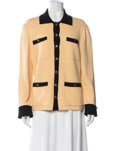 Pre-owned St John Jacket In Yellow