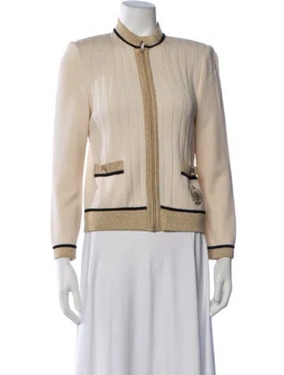 Pre-owned St John Jacket In Yellow