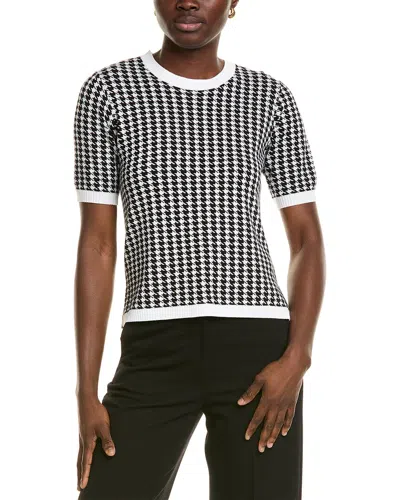 ST JOHN JACQUARD KNIT SWEATER