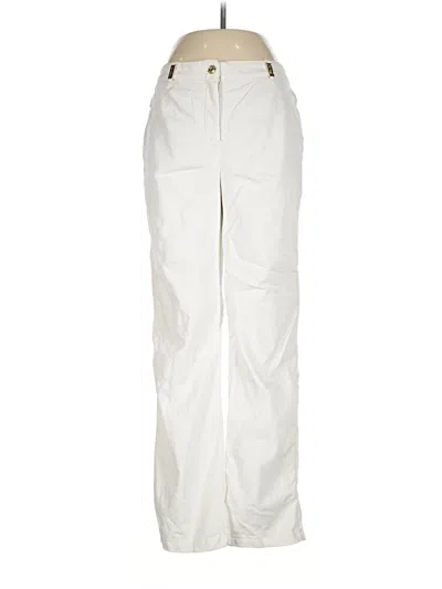 Pre-owned St John Jeans In Ivory