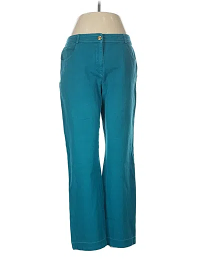 Pre-owned St John Jeans In Teal
