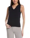 St John St. John Collection Micro Sequin Sweater Tank In Blue
