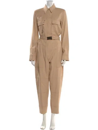 Pre-owned St John Jumpsuit In Neutral