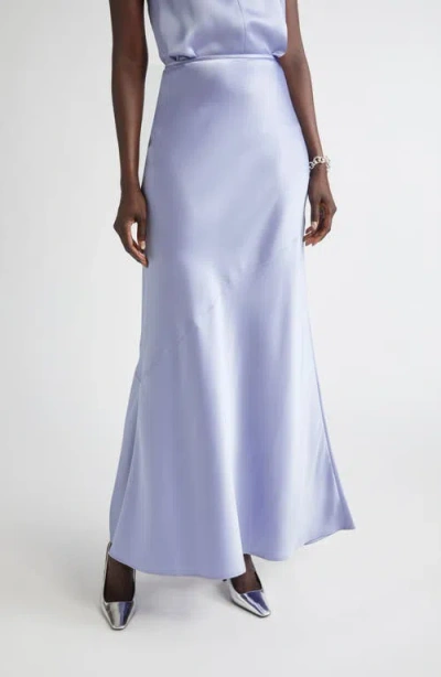 St John St. John Kate Liquid Satin Pants In Purple