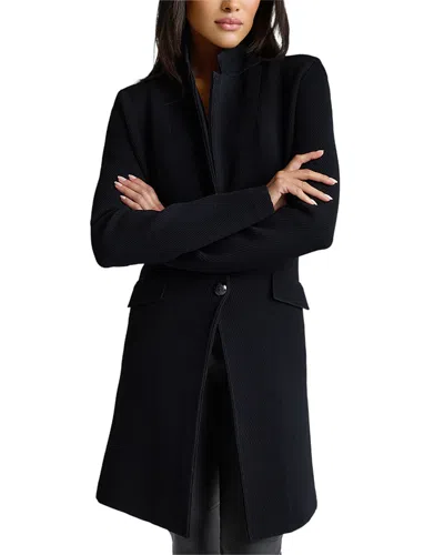 St John Kelly Fit Venezia Knit Topper In Black