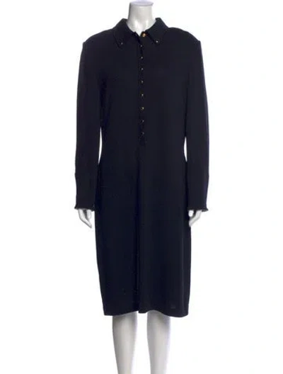 Pre-owned St John Knee-length Dress In Multi