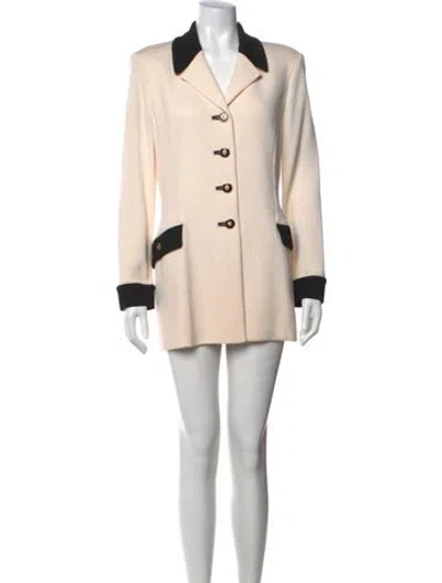 Pre-owned St John Knee-length Dress In Neutral