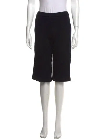 Pre-owned St John Knee-length Shorts In Black
