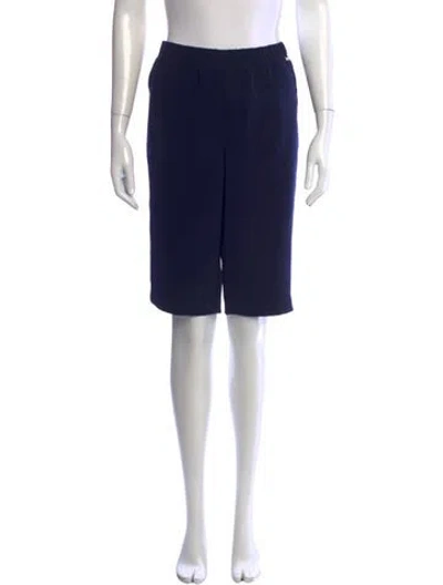 Pre-owned St John Knee-length Shorts In Blue