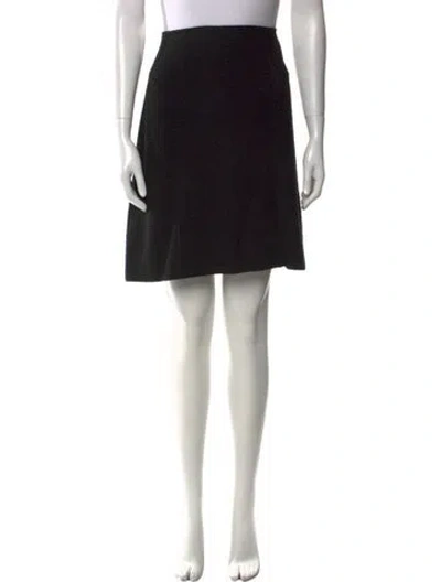 Pre-owned St John Knee-length Skirt In Black