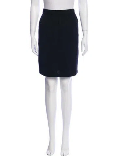 Pre-owned St John Knee-length Skirt In Black