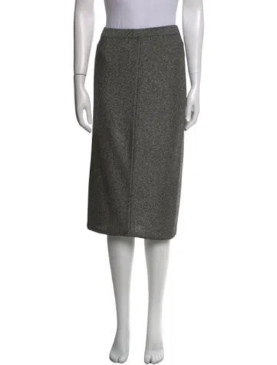 Pre-owned St John Knee-length Skirt In Black