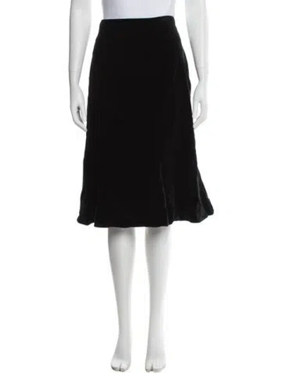 Pre-owned St John Knee-length Skirt In Black