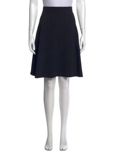 Pre-owned St John Knee-length Skirt In Black