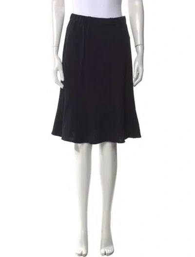 Pre-owned St John Knee-length Skirt In Blue