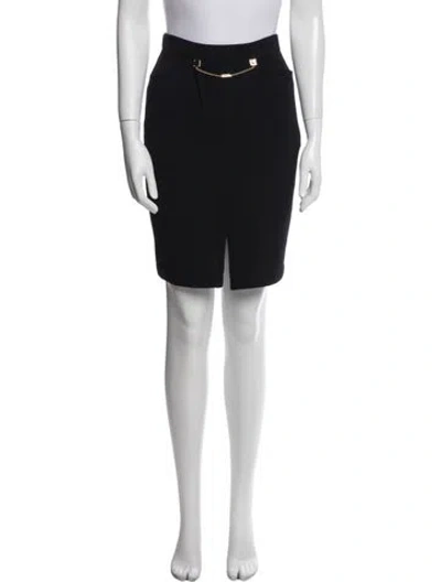 Pre-owned St John Knee-length Skirt In Blue