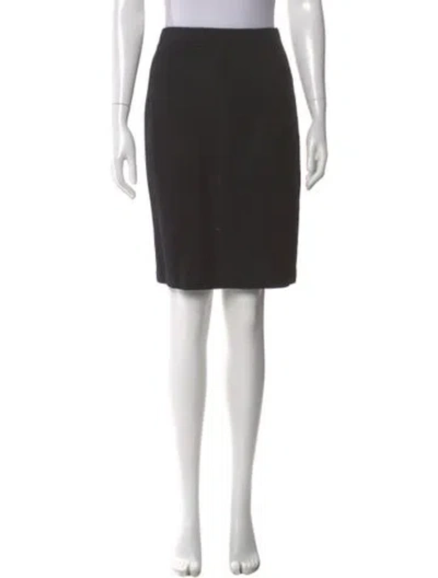 Pre-owned St John Knee-length Skirt In Blue
