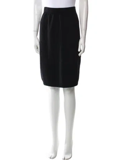 Pre-owned St John Knee-length Skirt In Blue