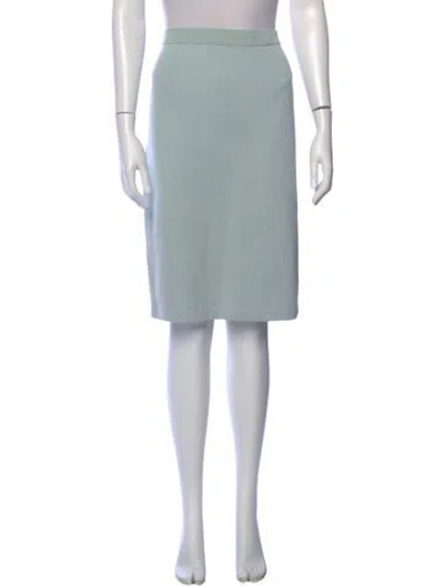 Pre-owned St John Knee-length Skirt In Blue