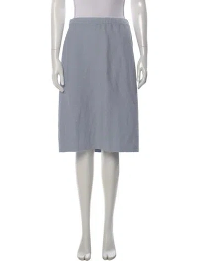 Pre-owned St John Knee-length Skirt In Blue