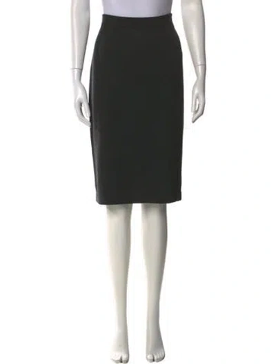 Pre-owned St John Knee-length Skirt In Gray