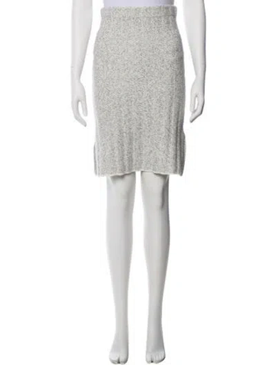 Pre-owned St John Knee-length Skirt In Gray