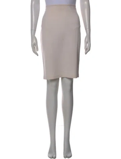 Pre-owned St John Knee-length Skirt In Gray