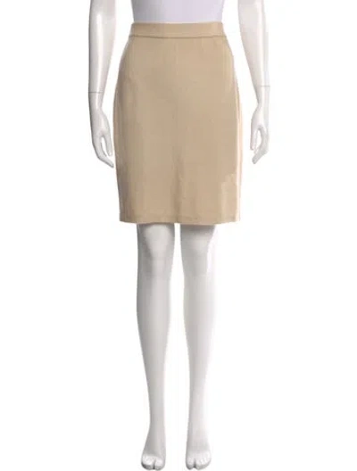Pre-owned St John Knee-length Skirt In Neutral