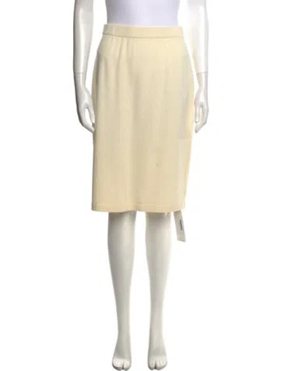Pre-owned St John Knee-length Skirt In Neutral