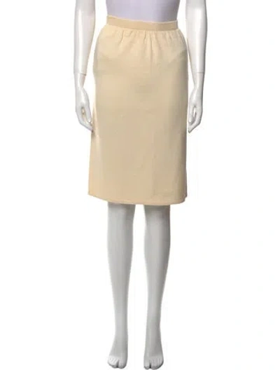 Pre-owned St John Knee-length Skirt In Neutral