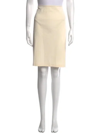 Pre-owned St John Knee-length Skirt In Neutral