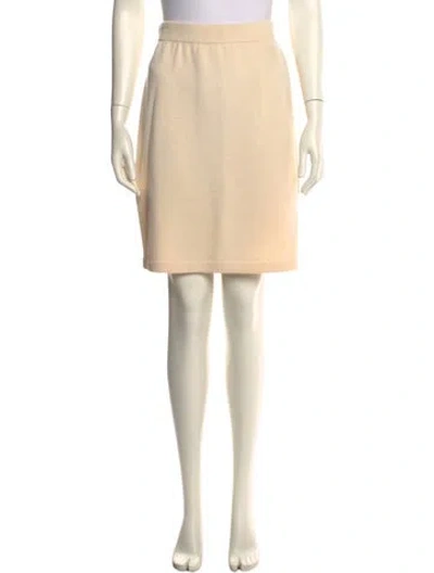 Pre-owned St John Knee-length Skirt In Neutral
