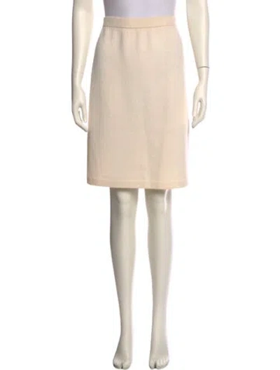 Pre-owned St John Knee-length Skirt In Neutral