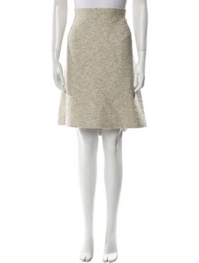 Pre-owned St John Knee-length Skirt In Neutral