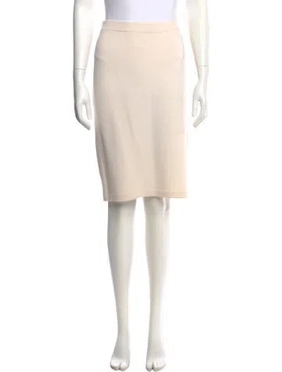 Pre-owned St John Knee-length Skirt In Neutral