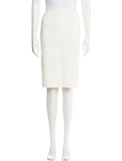 Pre-owned St John Knee-length Skirt In Neutral