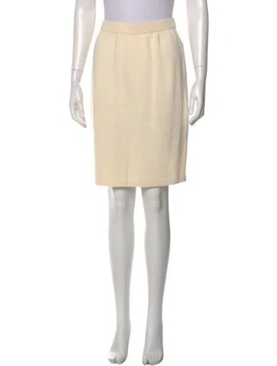 Pre-owned St John Knee-length Skirt In Neutral