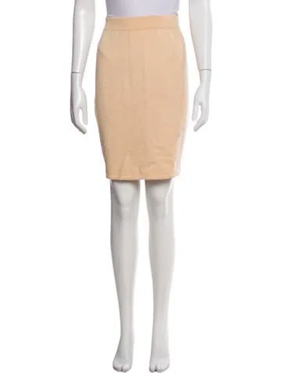 Pre-owned St John Knee-length Skirt In Neutral