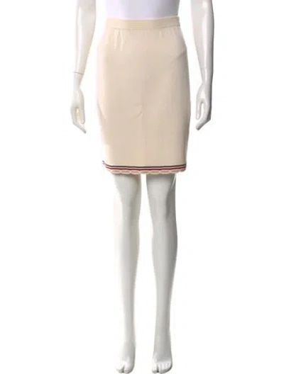 Pre-owned St John Knee-length Skirt In Neutral