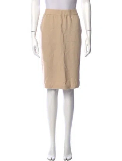 Pre-owned St John Knee-length Skirt In Neutral