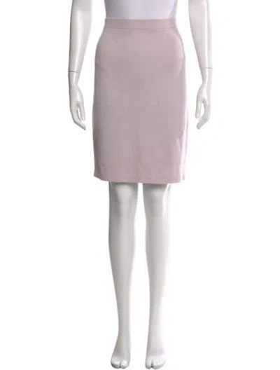 Pre-owned St John Knee-length Skirt In Purple